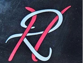 An R and an H intertwined as the logo for Roaming Horse Equine Dentistry